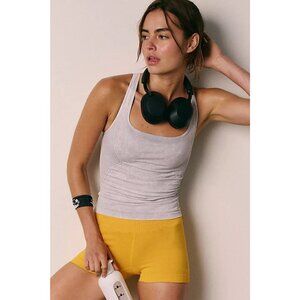 FP Movement Good Karma Long Tank Vintage Ice Grey NWOT Size XS/S